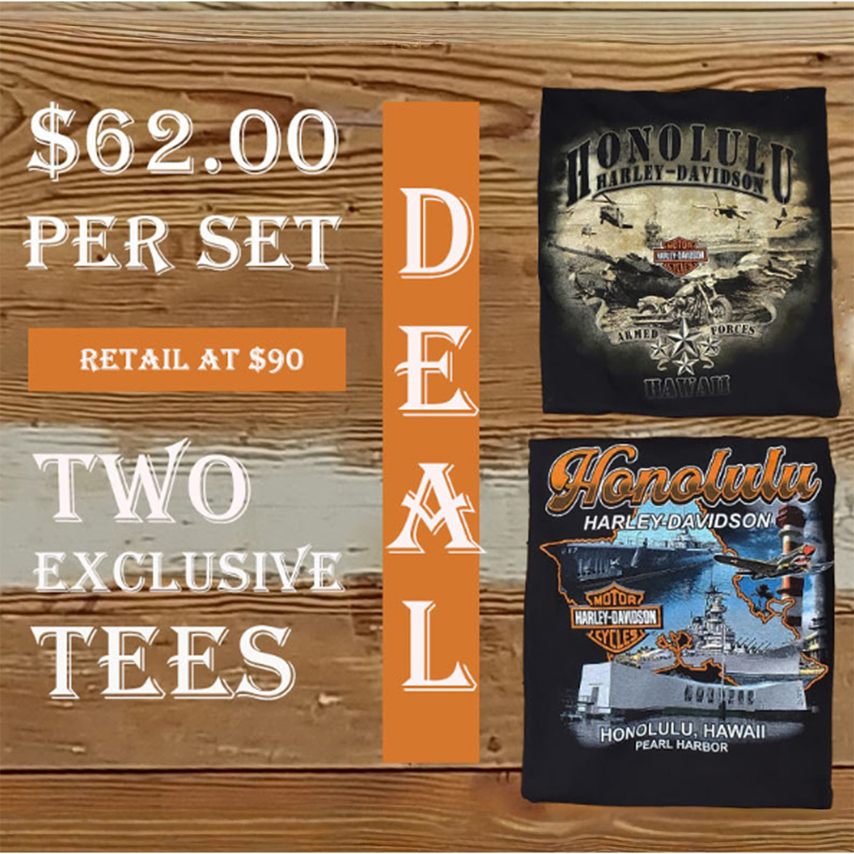 Harley-Davidson "The Honor" T-Shirt Pack - Set of 2 Tees