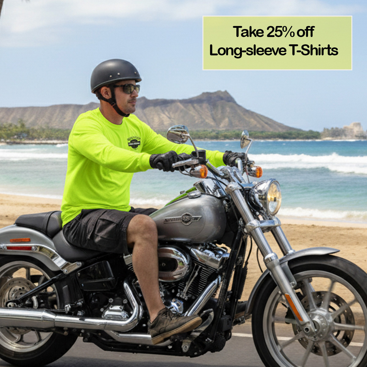 25% off any long sleeve t-shirts.