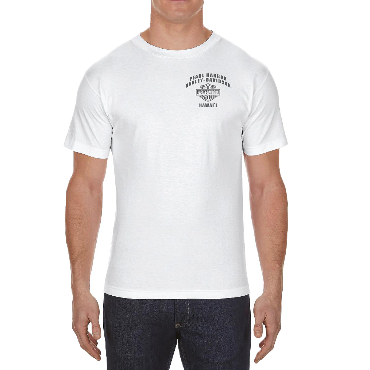 Harley-Davidson Men's Pearl Harbor Battleship T-shirt