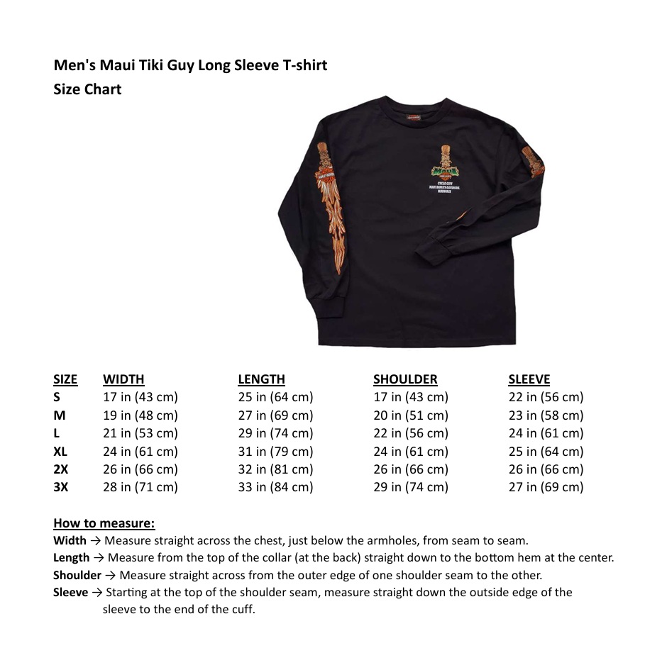 Harley-Davidson Men's Maui Tiki Guy Long Sleeve T-Shirt