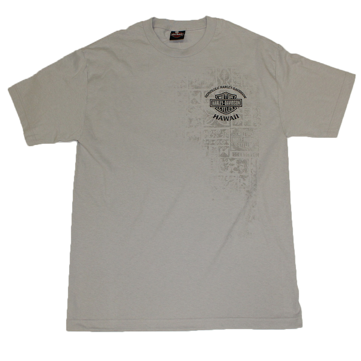 Harley-Davidson Men's Tapa Shield Silver T-shirt
