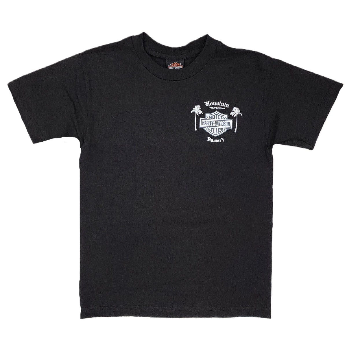 【ショッパー付】 HONOLULU HARLEY-DAVIDSON Tシャツ Vintage Pacific Harley Davidson Honolulu T-shirt - TokoPyramid