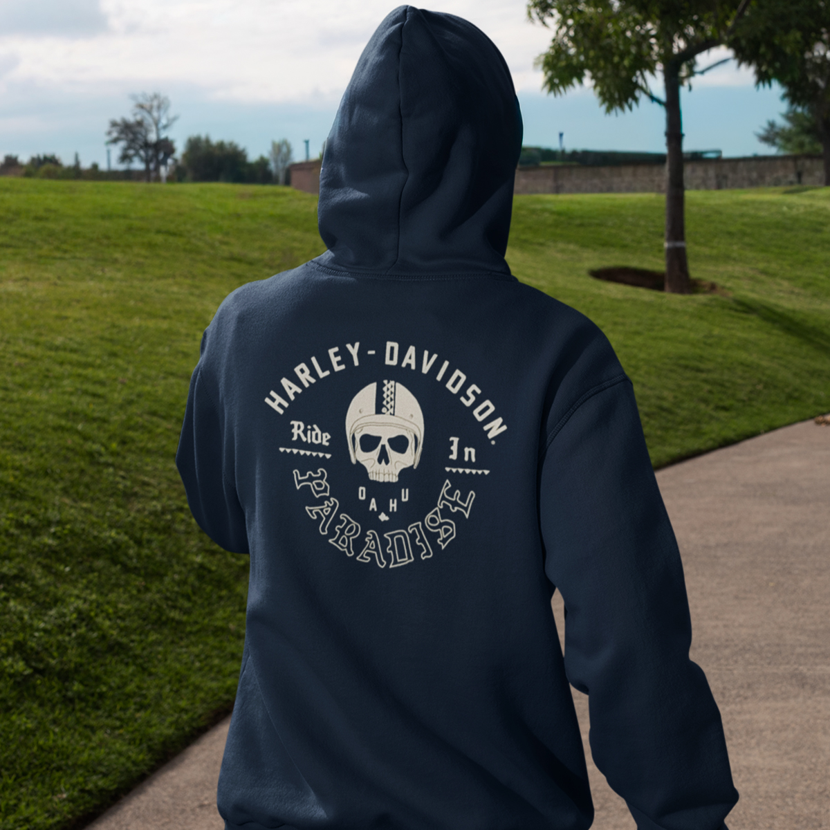 Harley-Davidson Men's Ride in Paradise Zip Jacket Navy