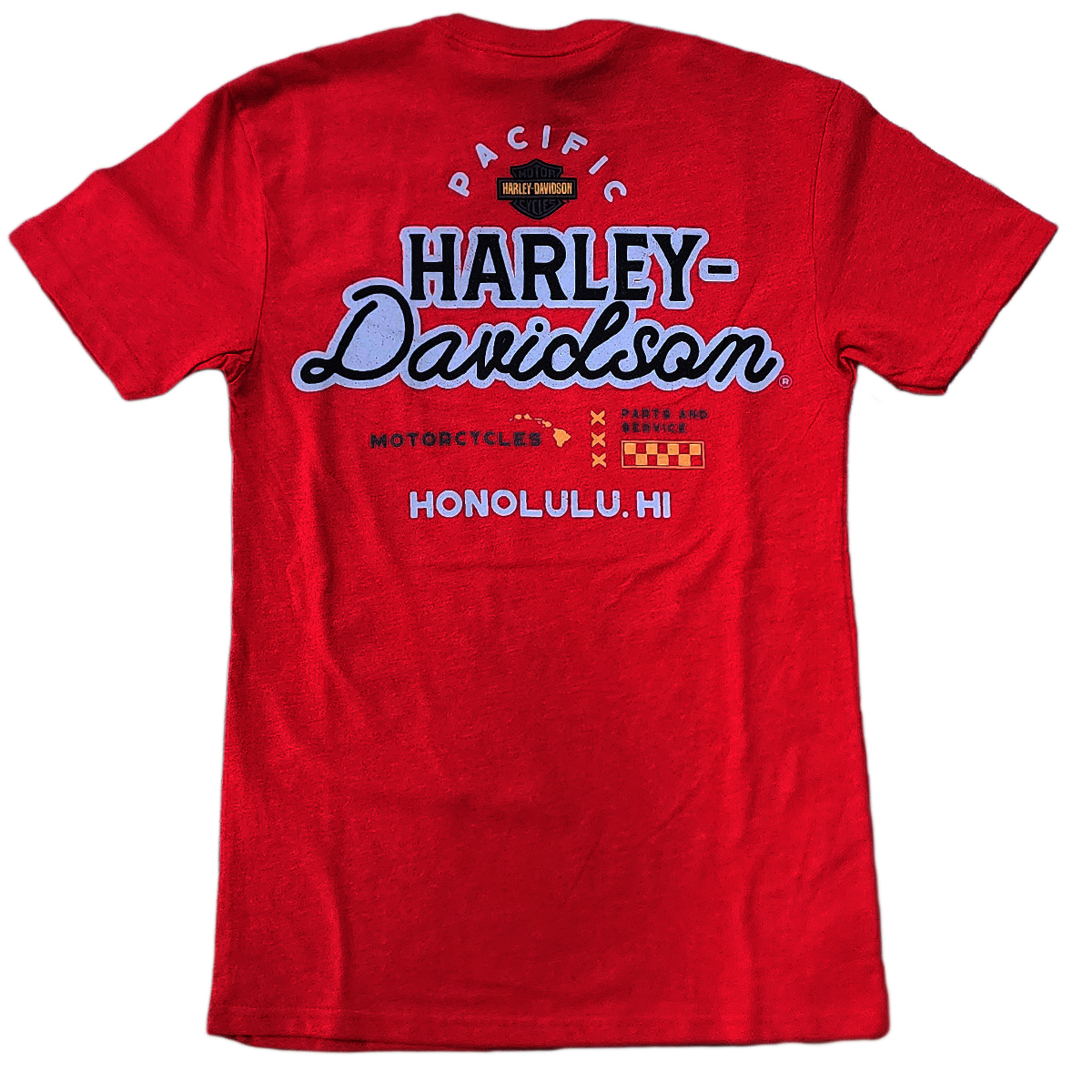 Harley-Davidson Men's Service Station T-Shirt – Red | Pacific H-D