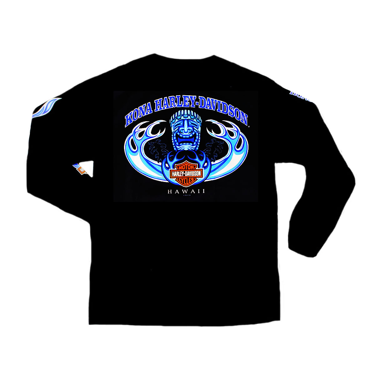 Harley-Davidson Men's Kona Tiki Wave Long Sleeve T-Shirt