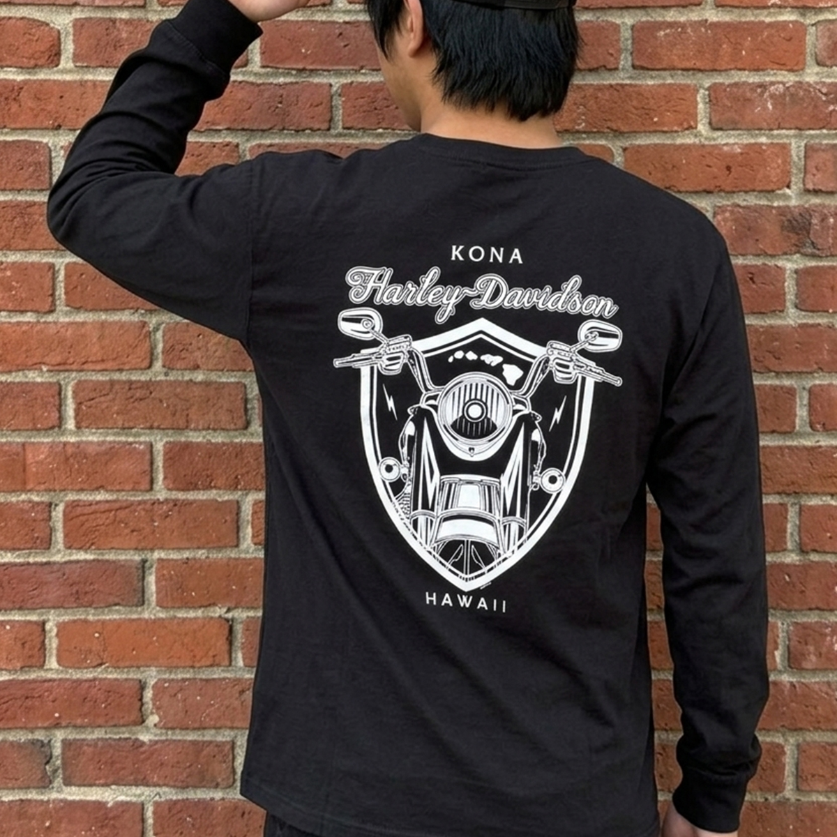 Harley-Davidson Men's Kona Vintage Garage Long Sleeve T-Shirt