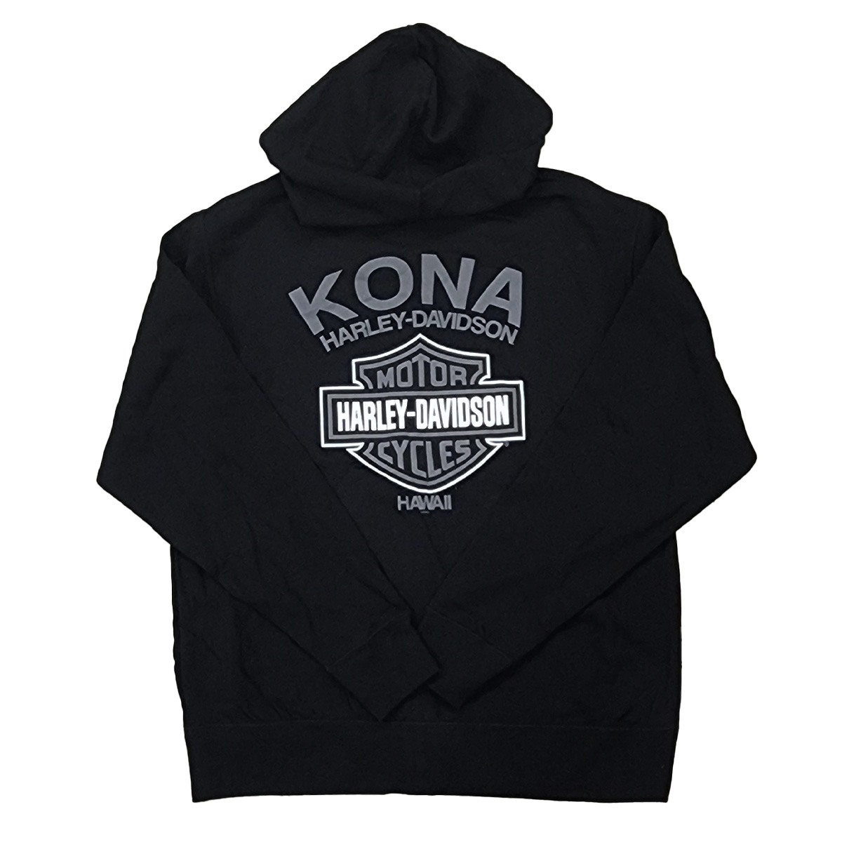 Harley-Davidson Men's Kona HD Original Gunmetal Zip-up Hoodies