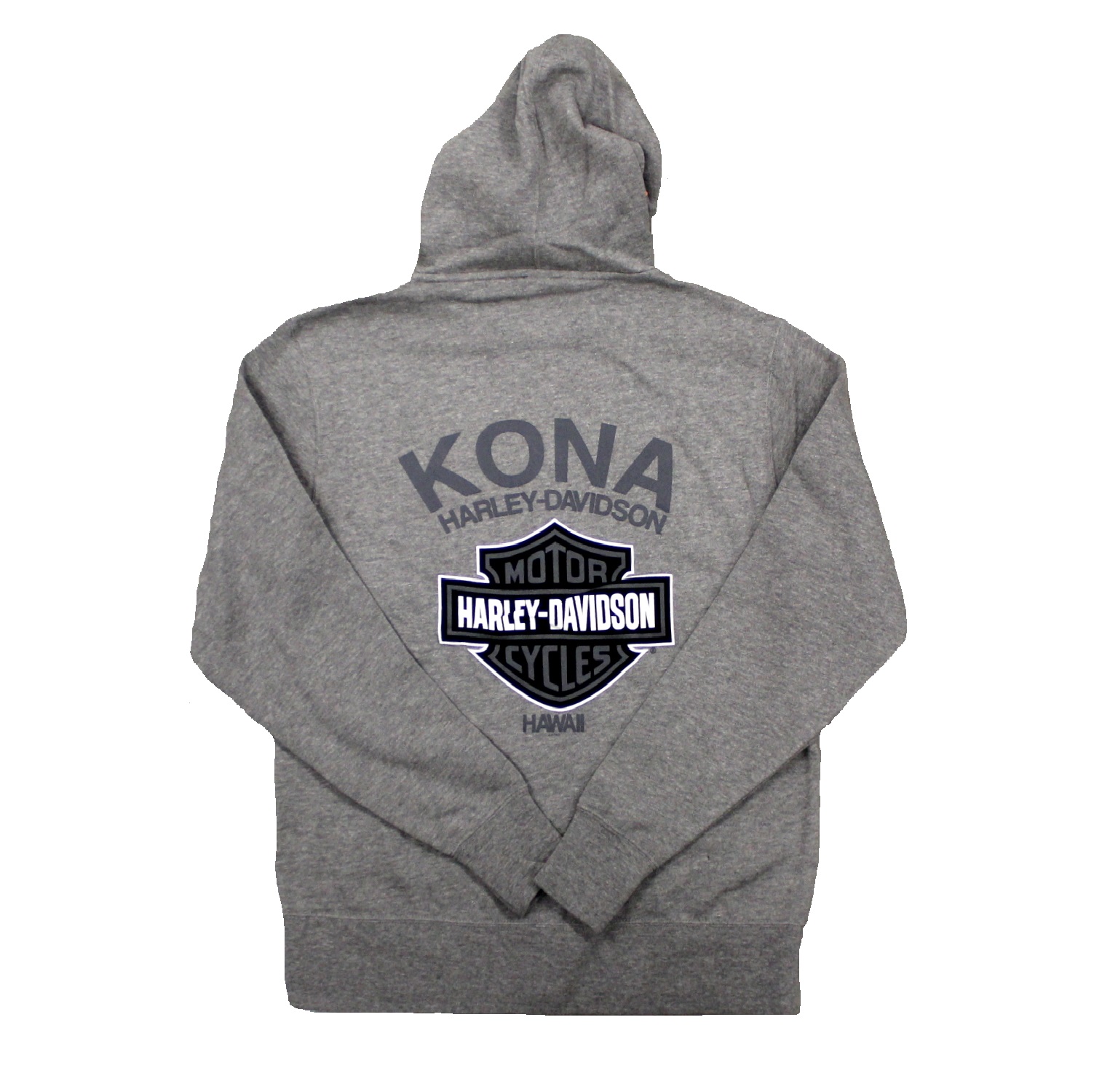 Harley-Davidson Men's Kona HD Original Zip-up Grey Hoodies