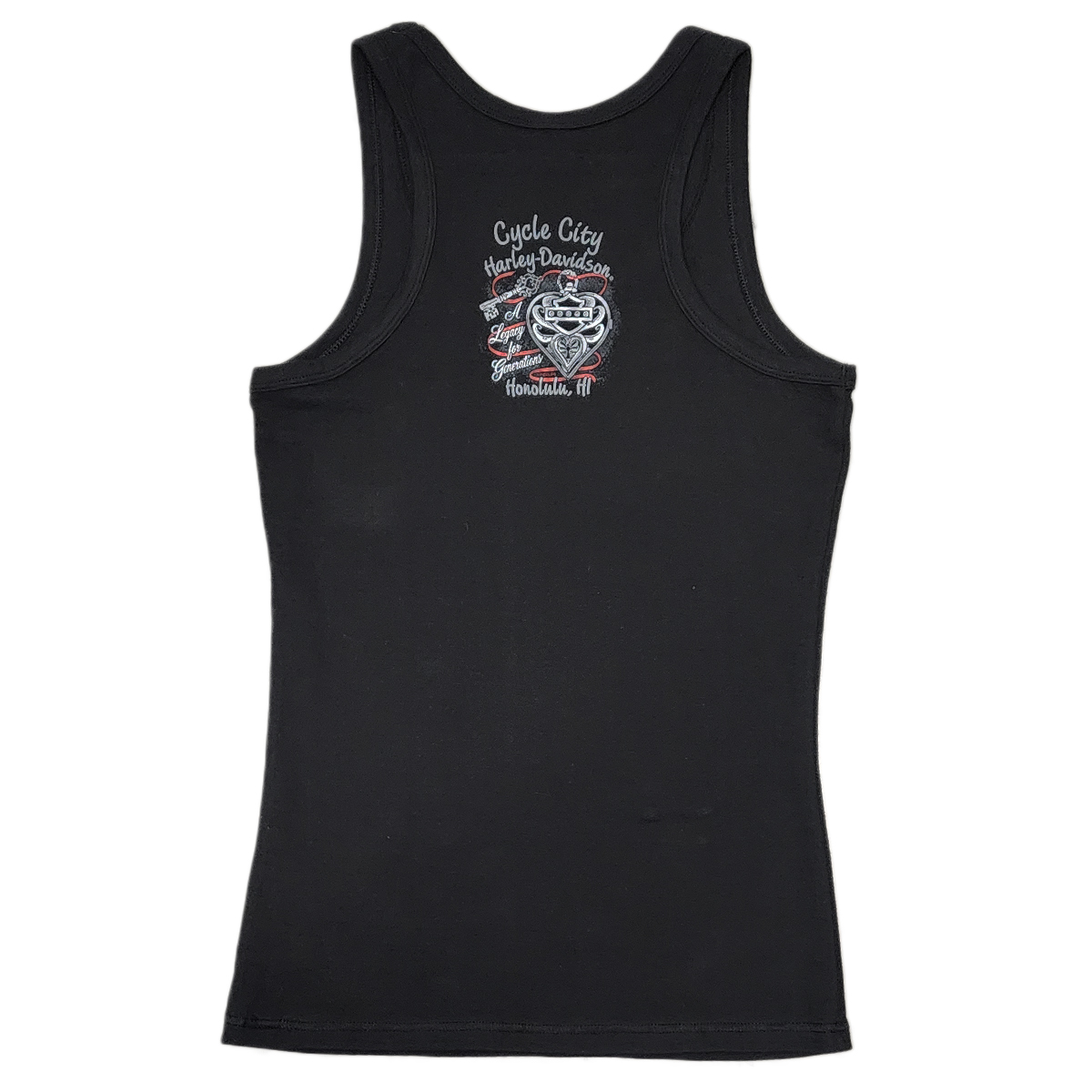 Harley Davidson 花柄タンクトップ 黒 Harley-Davidson Women's Floral Road Tank - Black | Cycle City H-D