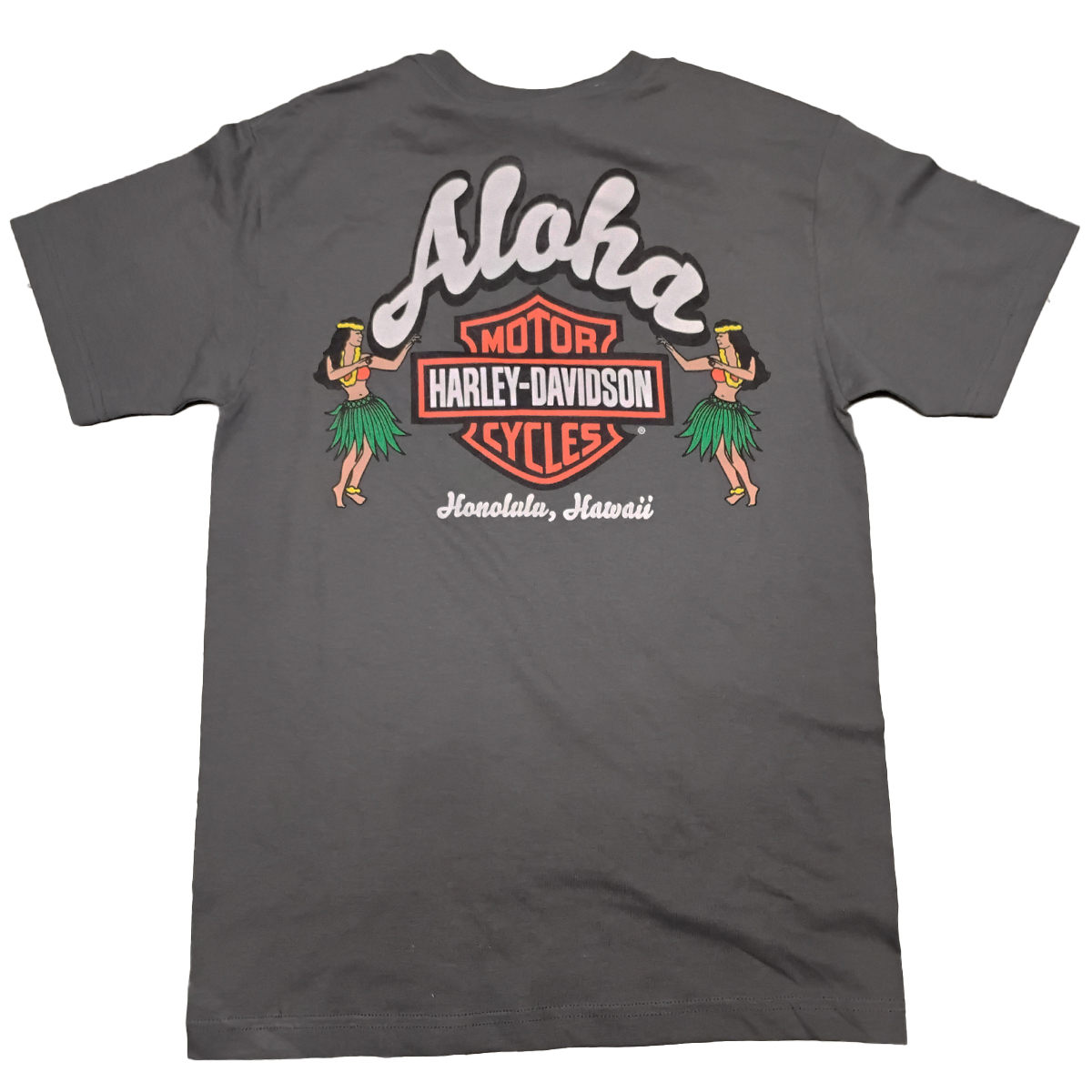 Harley-Davidson Men's Aloha Hula T-Shirt – Charcoal | Aloha