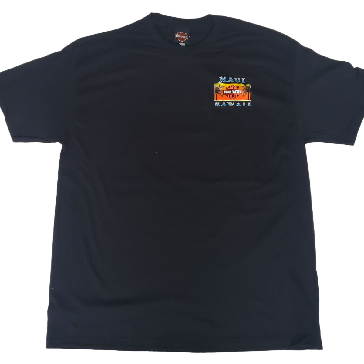 Harley-Davidson Men's Maui Sunset T-Shirt – Black | Maui H-D Hawaii
