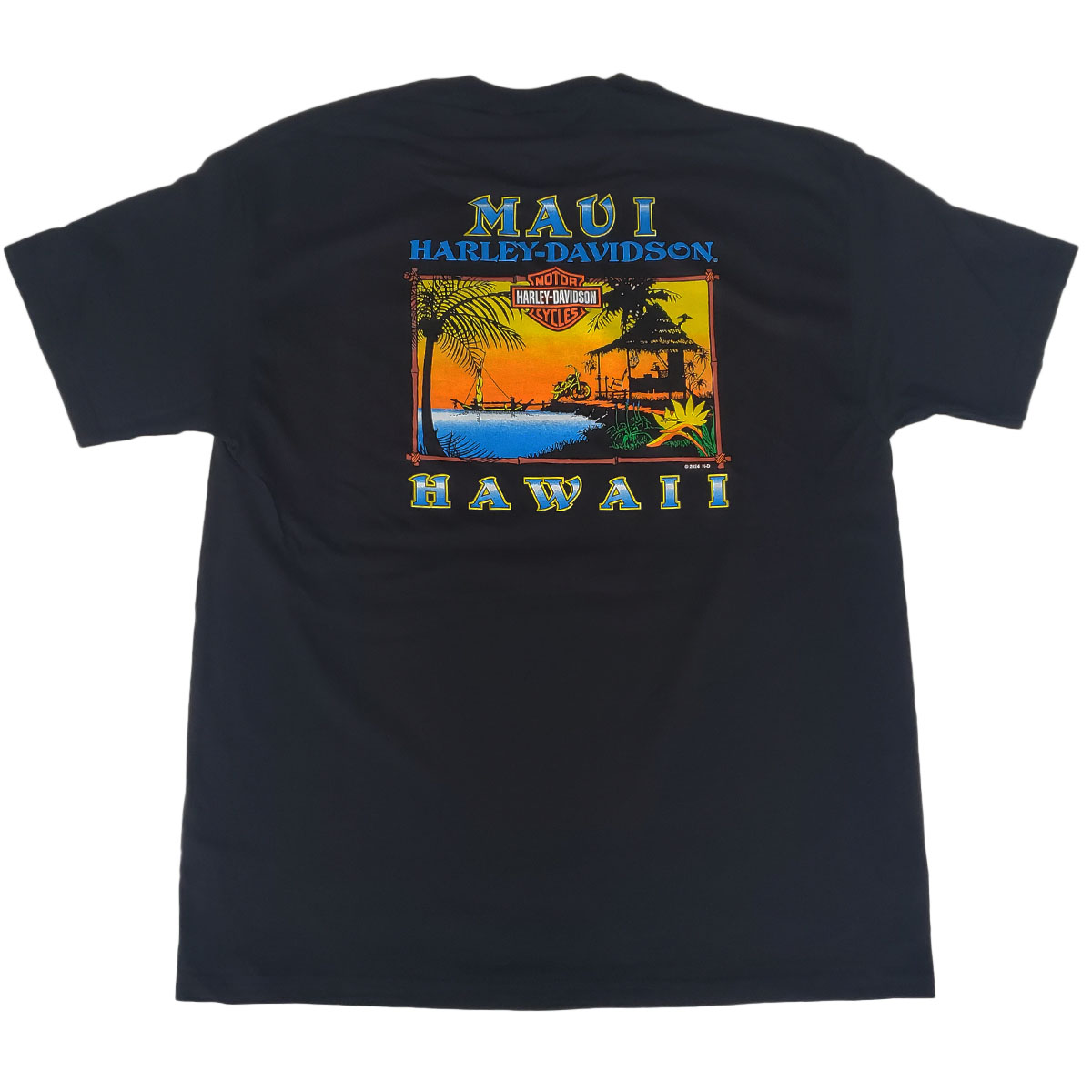 Harley-Davidson Men's Maui Sunset T-Shirt – Black | Maui H-D Hawaii