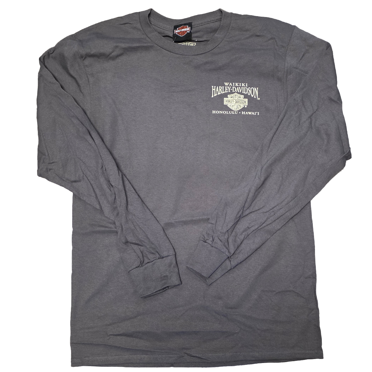 Harley-Davidson Men's Plumeria Long-Sleeve T-Shirt