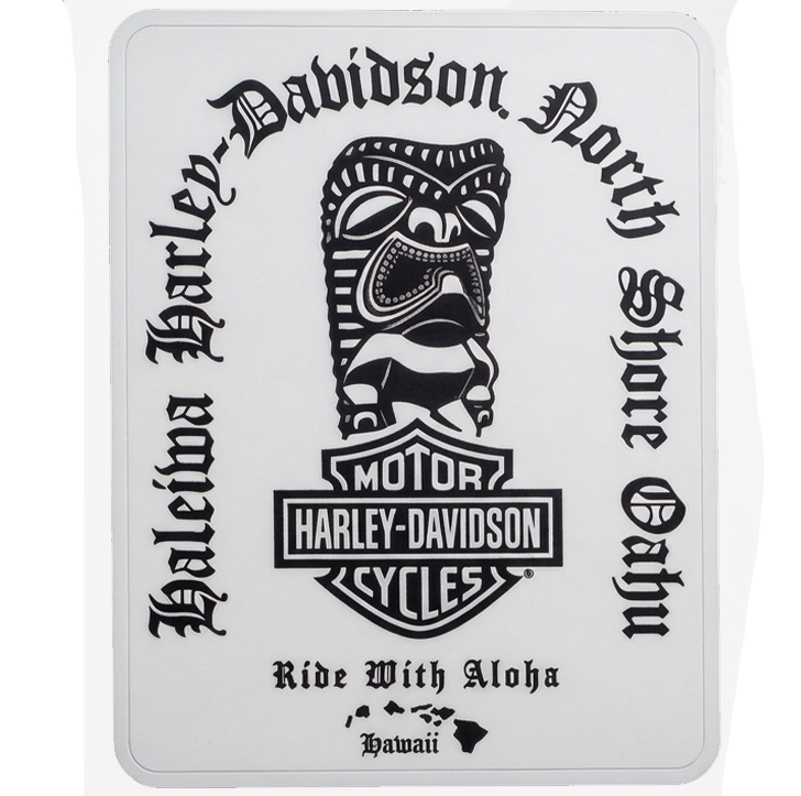 Harley-Davidson Haleiwa Tiki Brah Decal