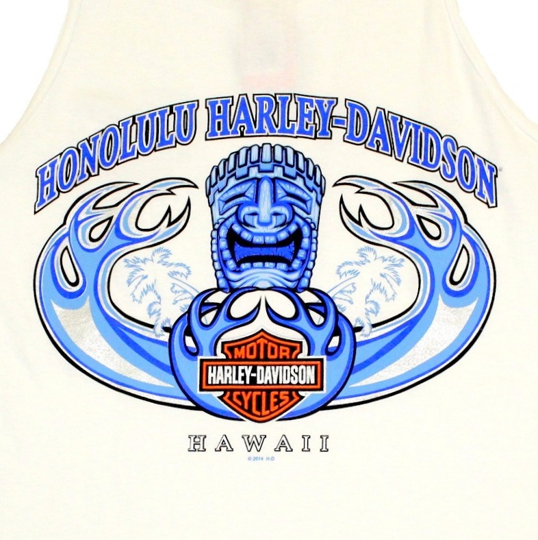 Hawaii Tiki Wave Harley-Davidson Tank Top
