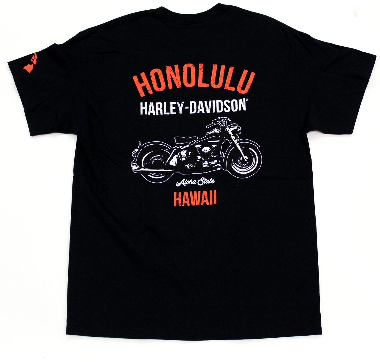 【ショッパー付】 HONOLULU HARLEY-DAVIDSON Tシャツ Vintage Pacific Harley Davidson Honolulu T-shirt - TokoPyramid