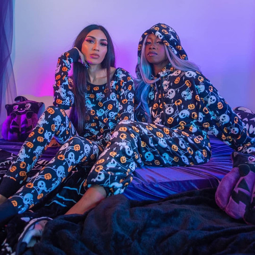 Pumpkin Ghost Adult Onesie