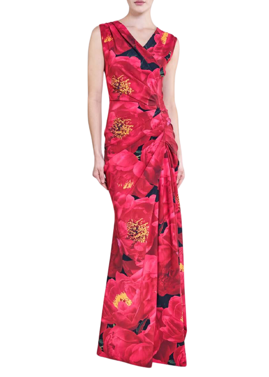 *VIRTUAL TRUNK SHOW* Chiara Boni La Petite Robe Melia Long ZP Print Gown *VIRTUAL TRUNK SHOW* Chiara Boni La Petite Robe Melia Long ZP Print Gown