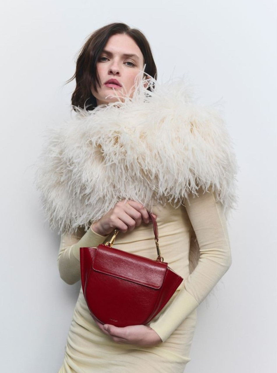 Wandler Hortensia Mini Bag in Cranberry