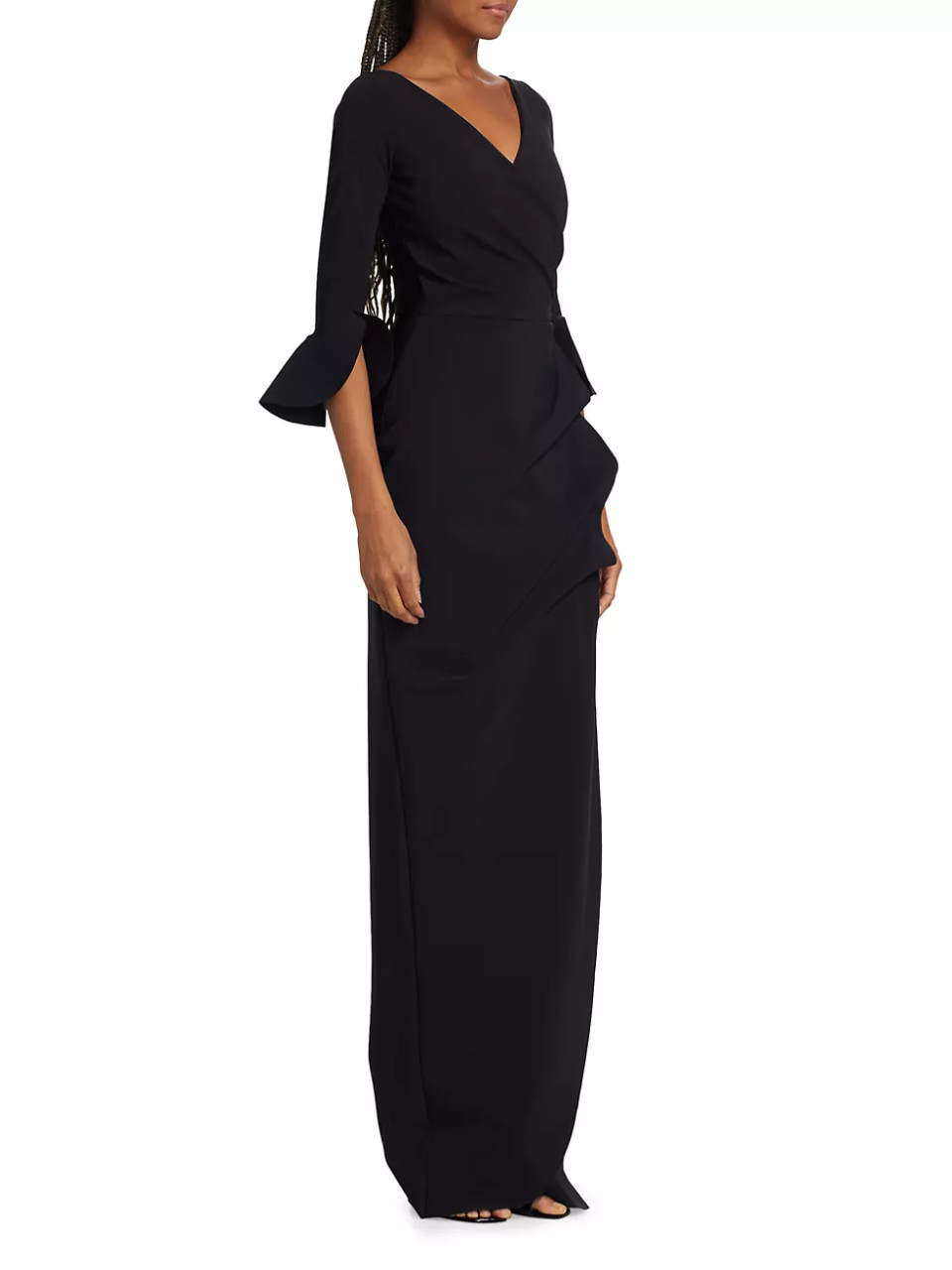 ワンピースその他 CHIARA BONI Women Dresses ABCBRANKAZP BS BLACK Chiara Boni La Petite Robe Zalfa Gown in Black