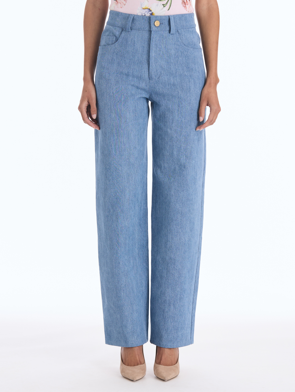 パンツ nonnative RANCHER TROUSERS COTTON DENIM Oscar de la Renta Denim Pant (27RN318DMN)