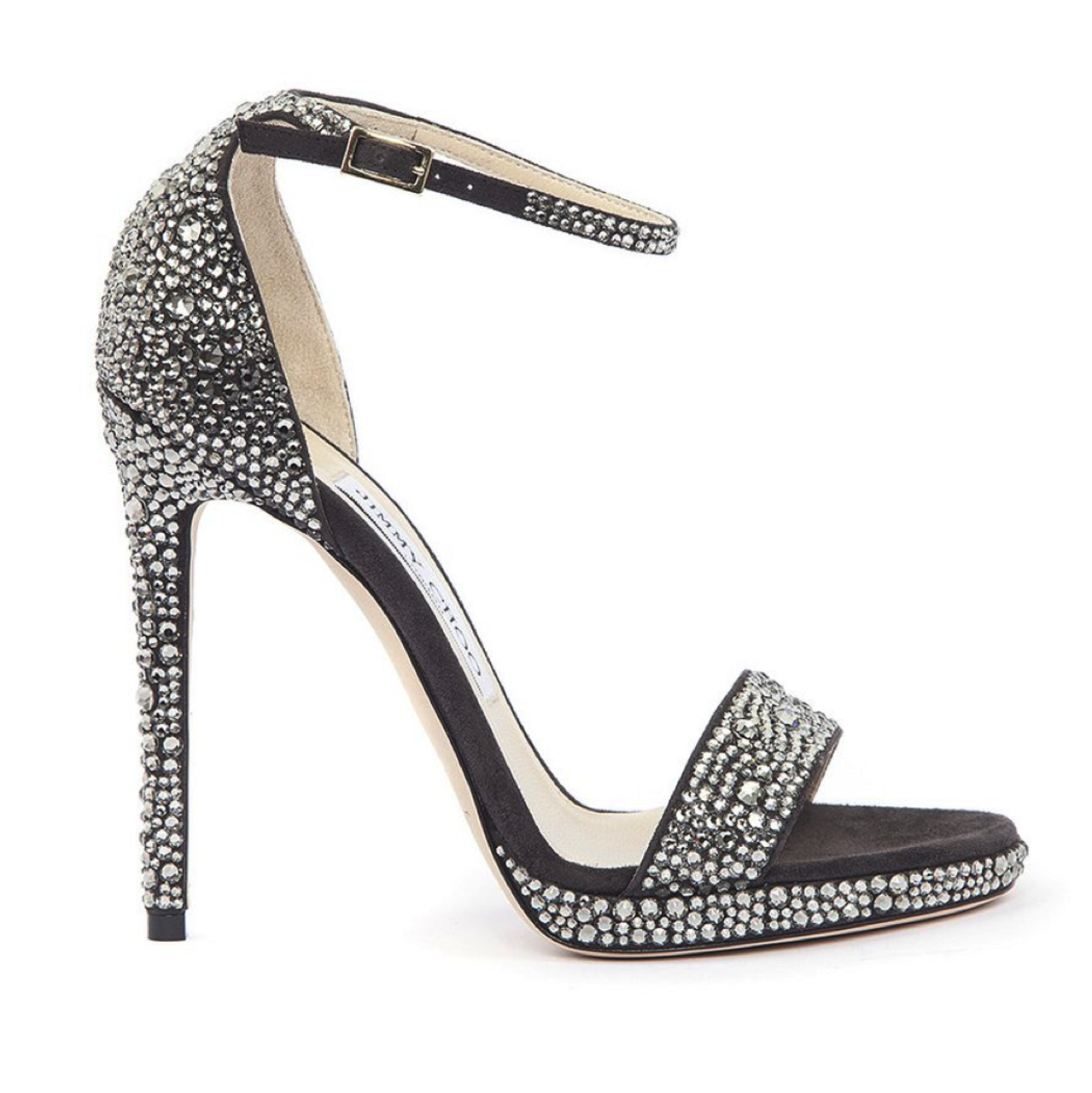 Jimmy Choo Kaylee Crystal-Embellished Satin Pump