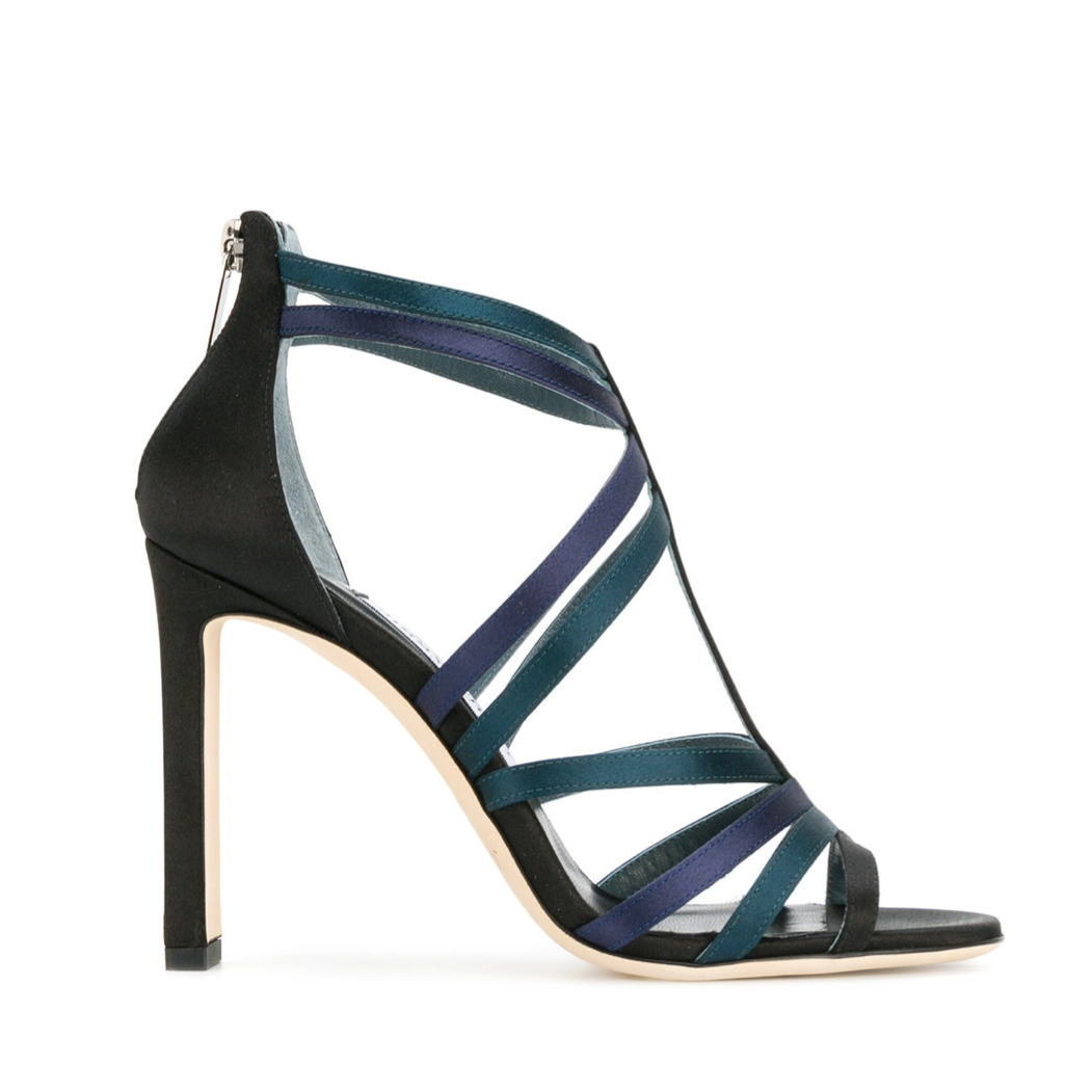 Jimmy Choo Selina Navy Mix Sandal (Selina)
