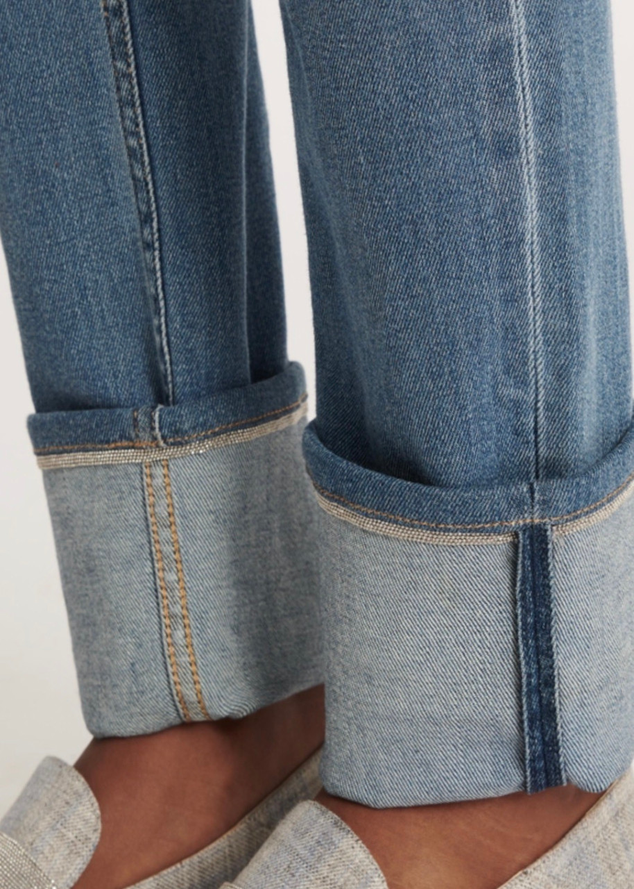 パンツ FABIANA FILIPPI Woman Pants Blue PAD275F819D290 5146 Fabiana Filippi Todi Denim Trousers in Greek Blue