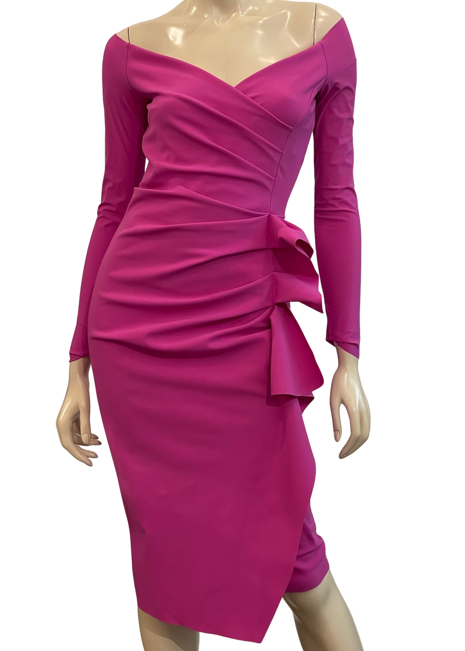 chiara boni pink gown