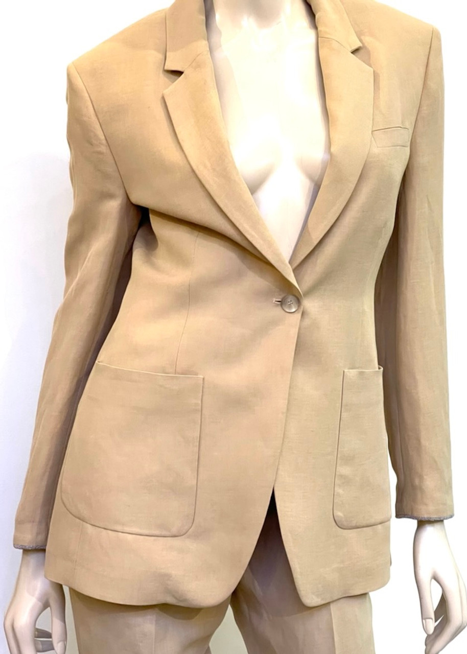 Fabiana Filippi embellished single-breasted blazer - Neutrals