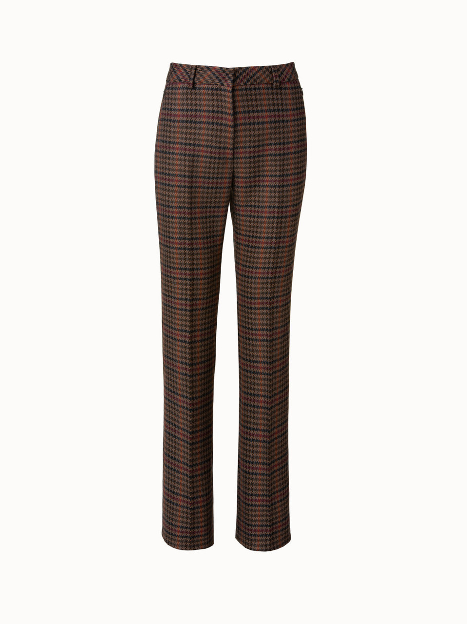 【I AM MARI】Chaekeulrin Bootcut Cotton Pants Akris Marilyn Checked Wool Bootcut Pants