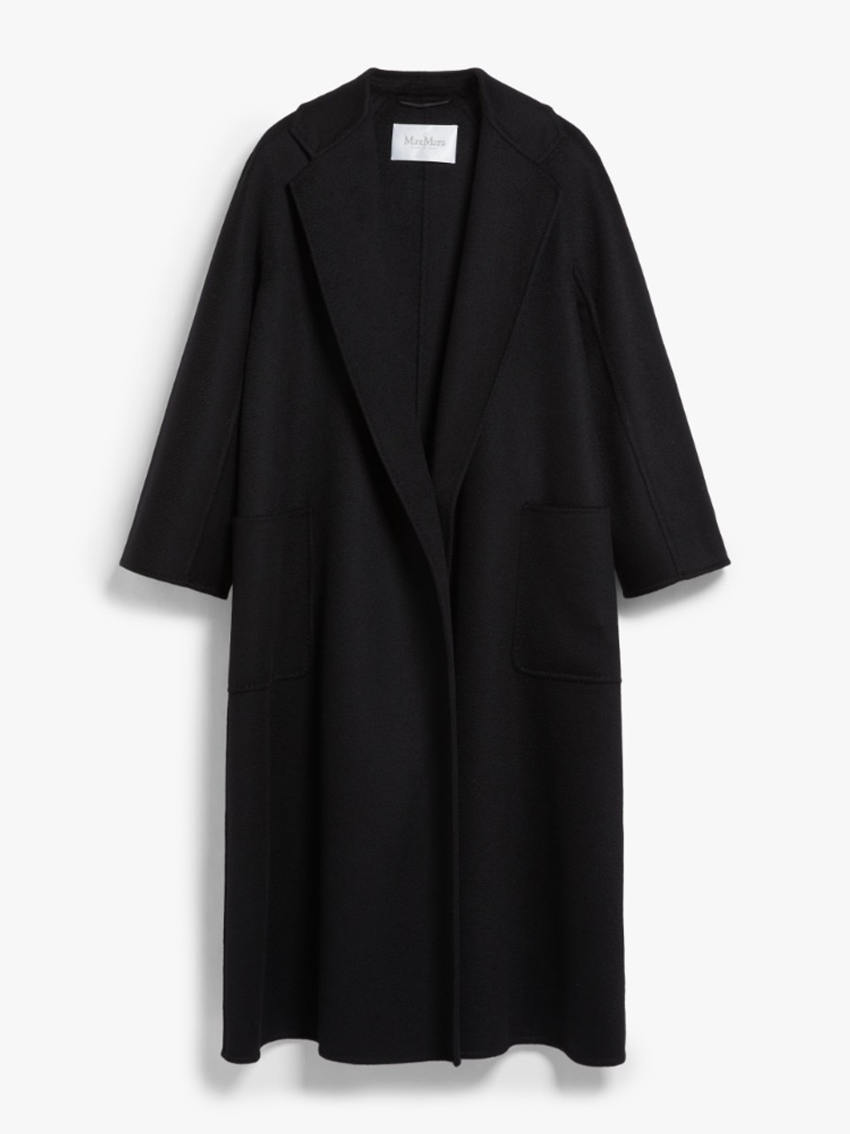 Max Mara Ludmilla Icon Coat in Black, Size 4