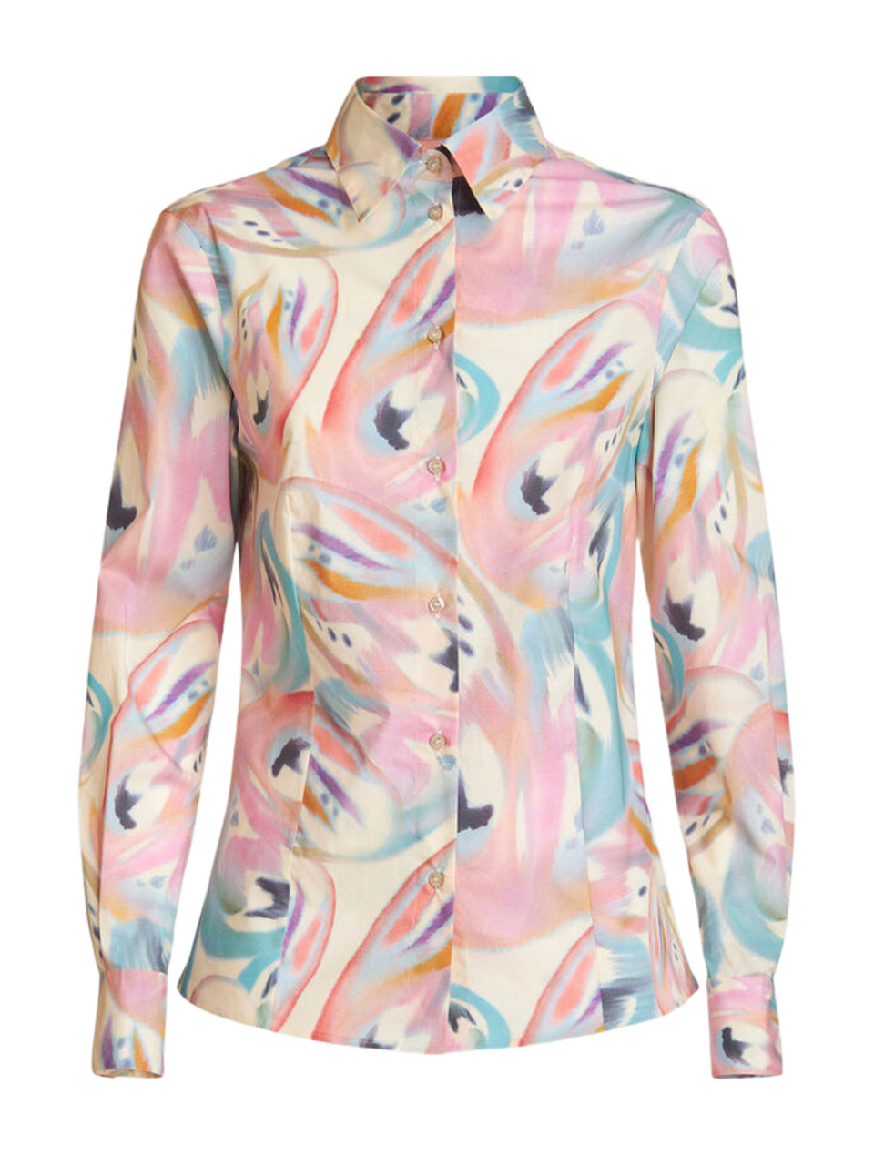 Etro Cotton Shirt with Butterfly Wing in Beige Etro Cotton Shirt with Butterfly Wing in Beige