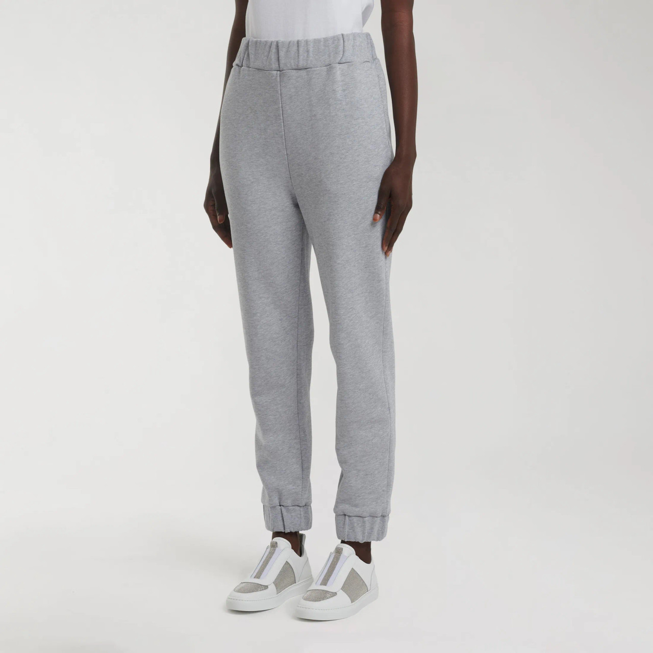 ボトムスその他 FABIANA FILIPPI Platinum jogging trousers (PAD215F333 0158) Fabiana Filippi Tracksuit Pants in Granite