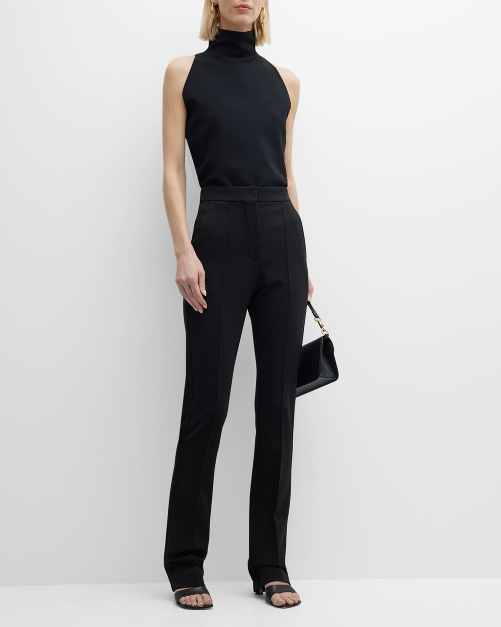 Max Mara Lari Jersey Pants in Black Max Mara Lari Jersey Pants in Black