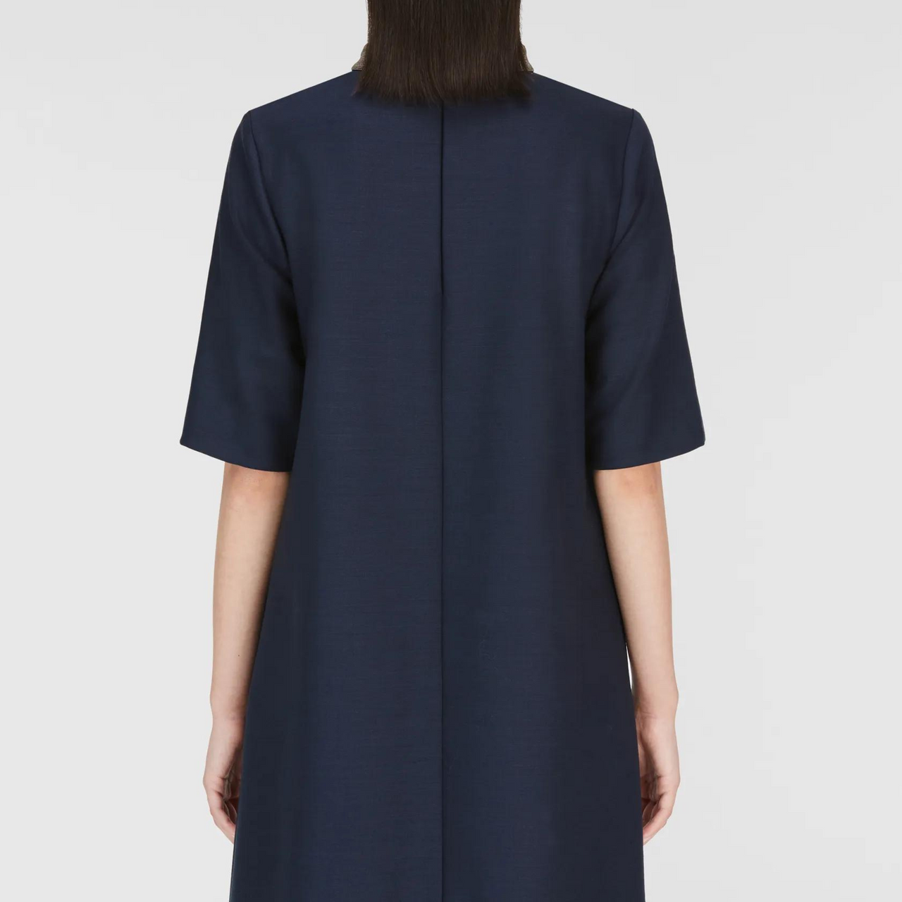 Fabiana Filippi Stretch Wool Dress in Night Fabiana Filippi Stretch Wool Dress in Night