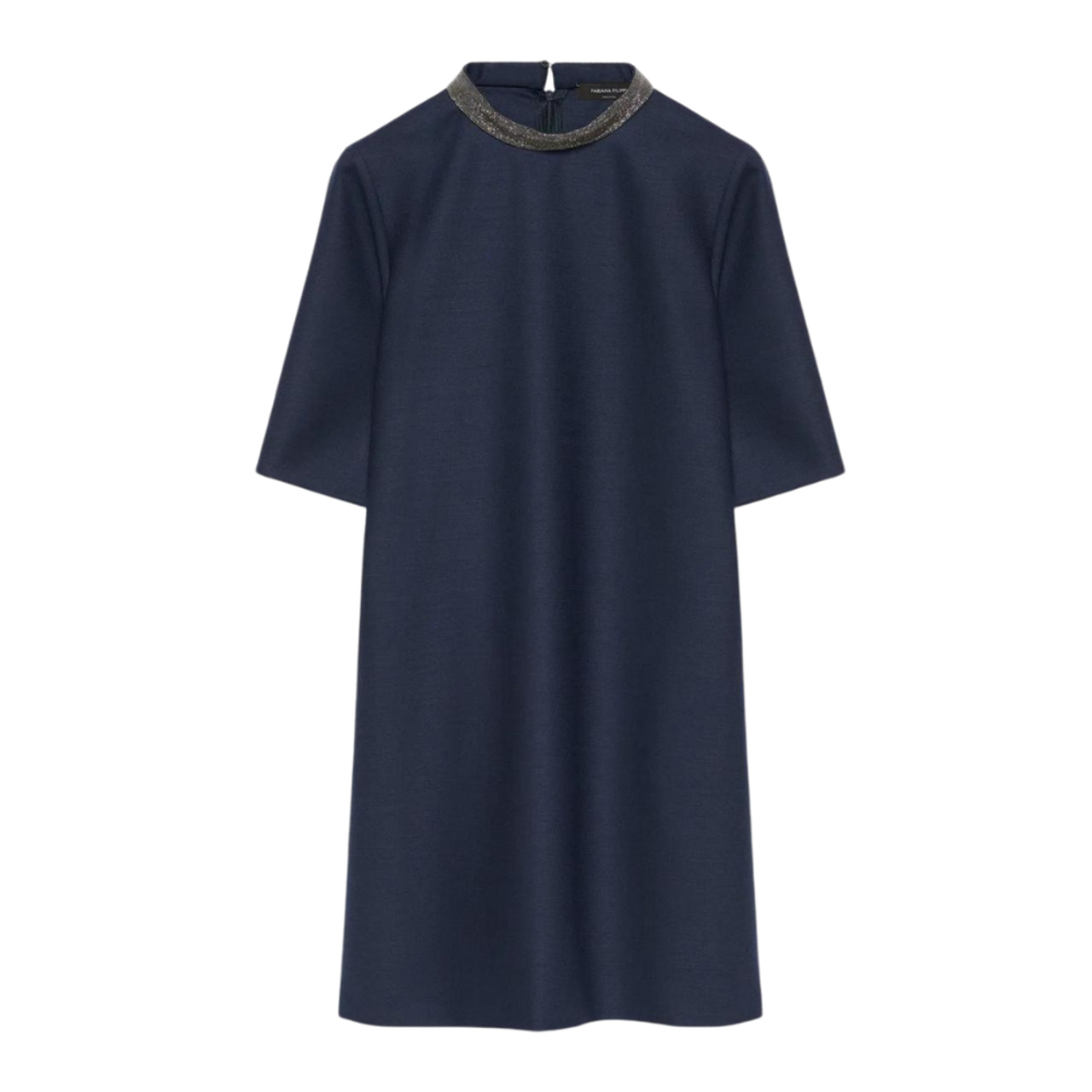 Fabiana Filippi Stretch Wool Dress in Night Fabiana Filippi Stretch Wool Dress in Night