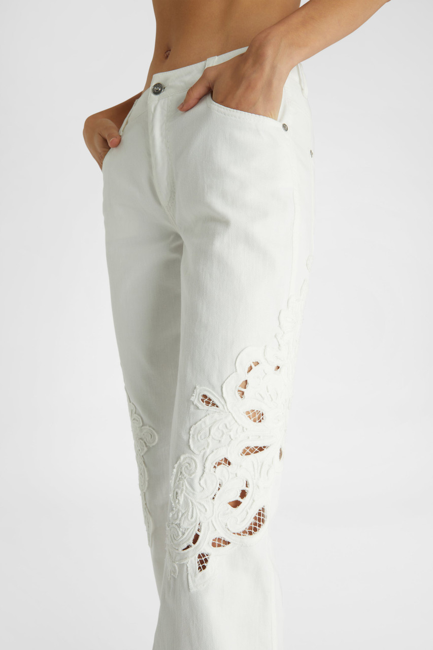 パンツ ERMANNO SCERVINO Woman Pants White D466P300ILM 14800 ERMANNO SCERVINO: Pants woman - White | Ermanno Scervino