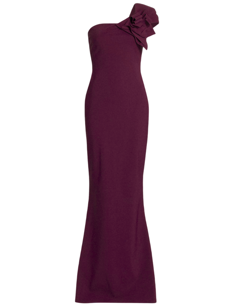 chiara boni one shoulder dress Zenab One Shoulder Gown
