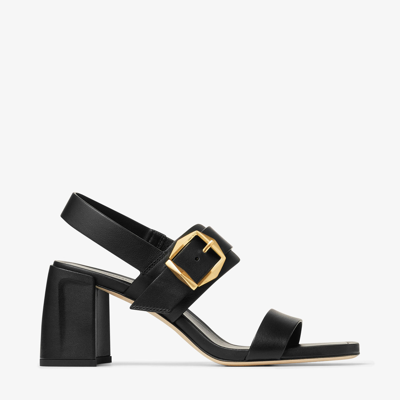 JIMMY CHOO Hawke 70 レザー サンダル HAWKE70CIE_000034_SIDE_vg394__