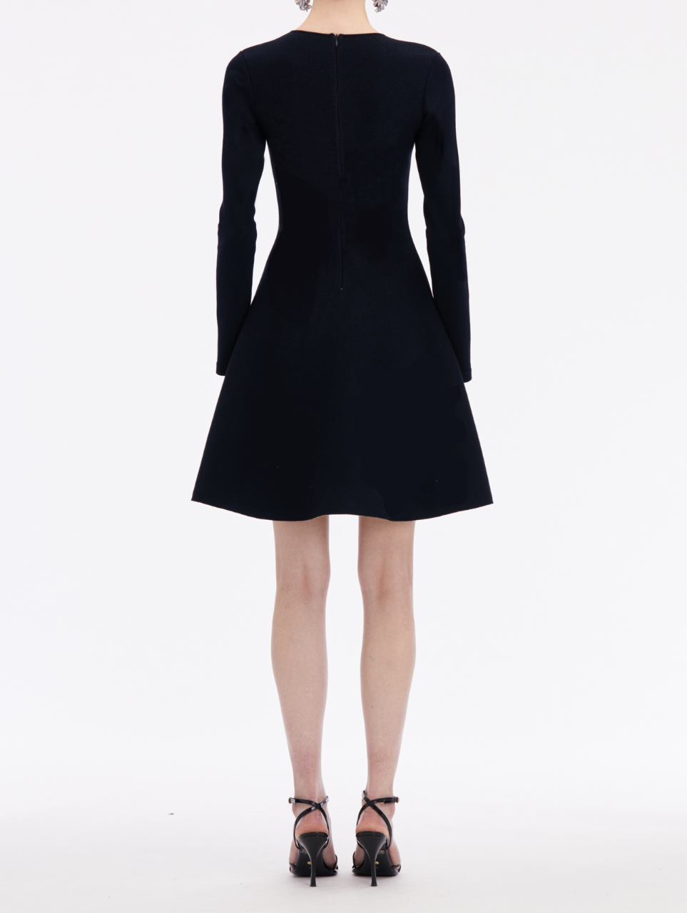 elegance dresses Anne Klein Seamed Jacquard A-Line Dress main image 0