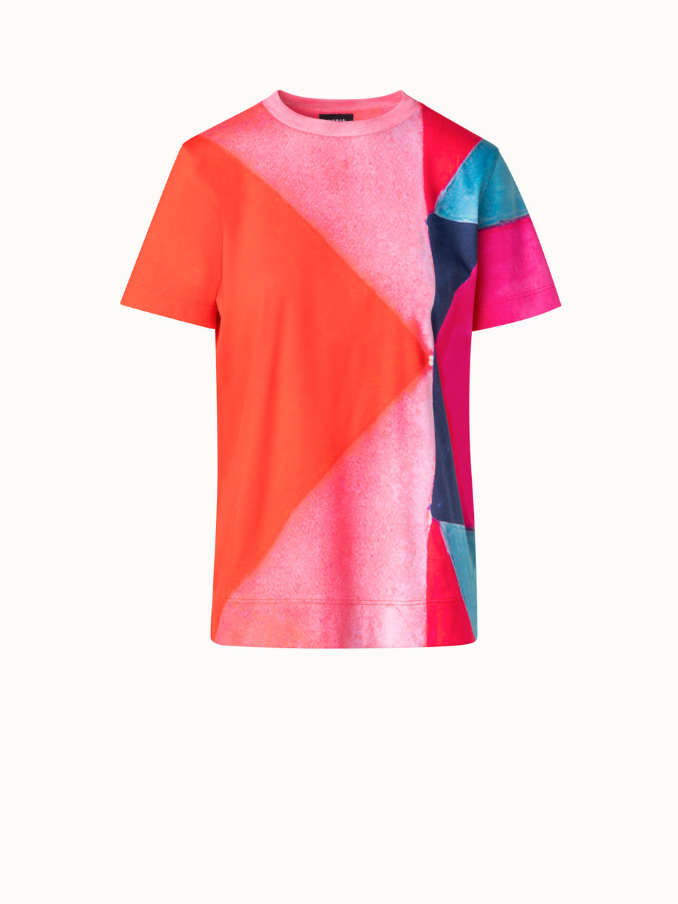 Tシャツ・カットソー MAX MARA PASTEL PINK JERSEY GENNAIO T-SHIRT Silk and cotton knit T-shirt, pink | Weekend Max Mara