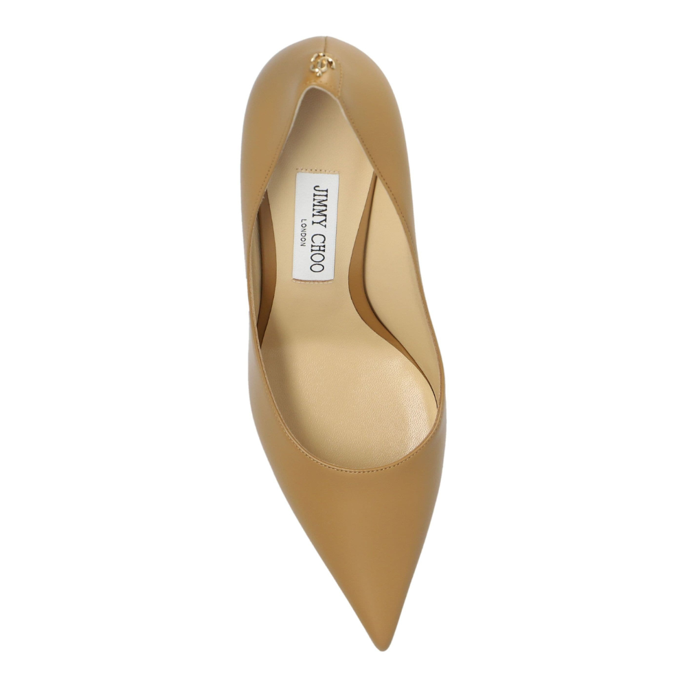 Jimmy Choo Love 85 Leather Pumps in Rattan
