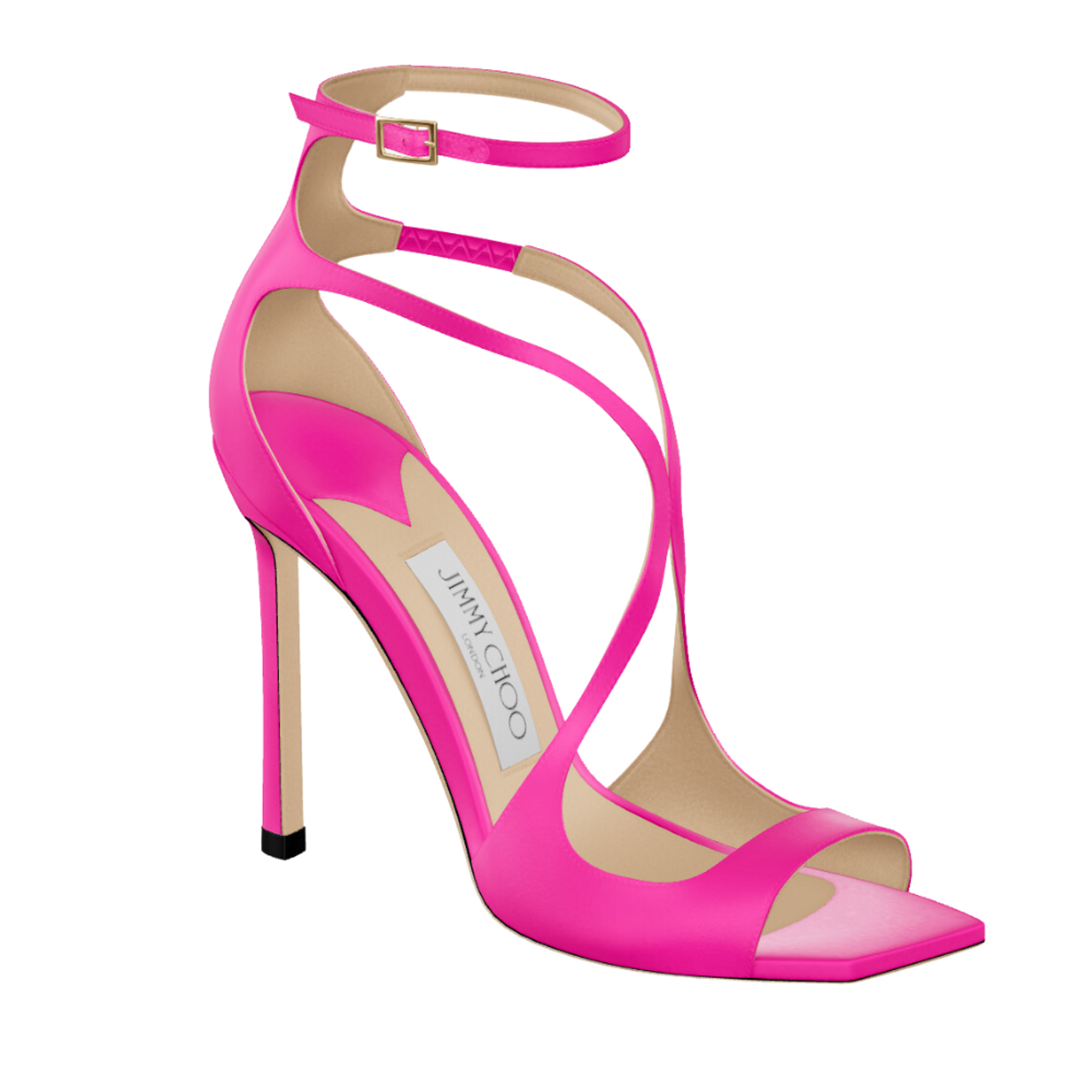 【関税込み】jimmy choo AZIA' SANDALS Jimmy Choo Azia Satin Sandals