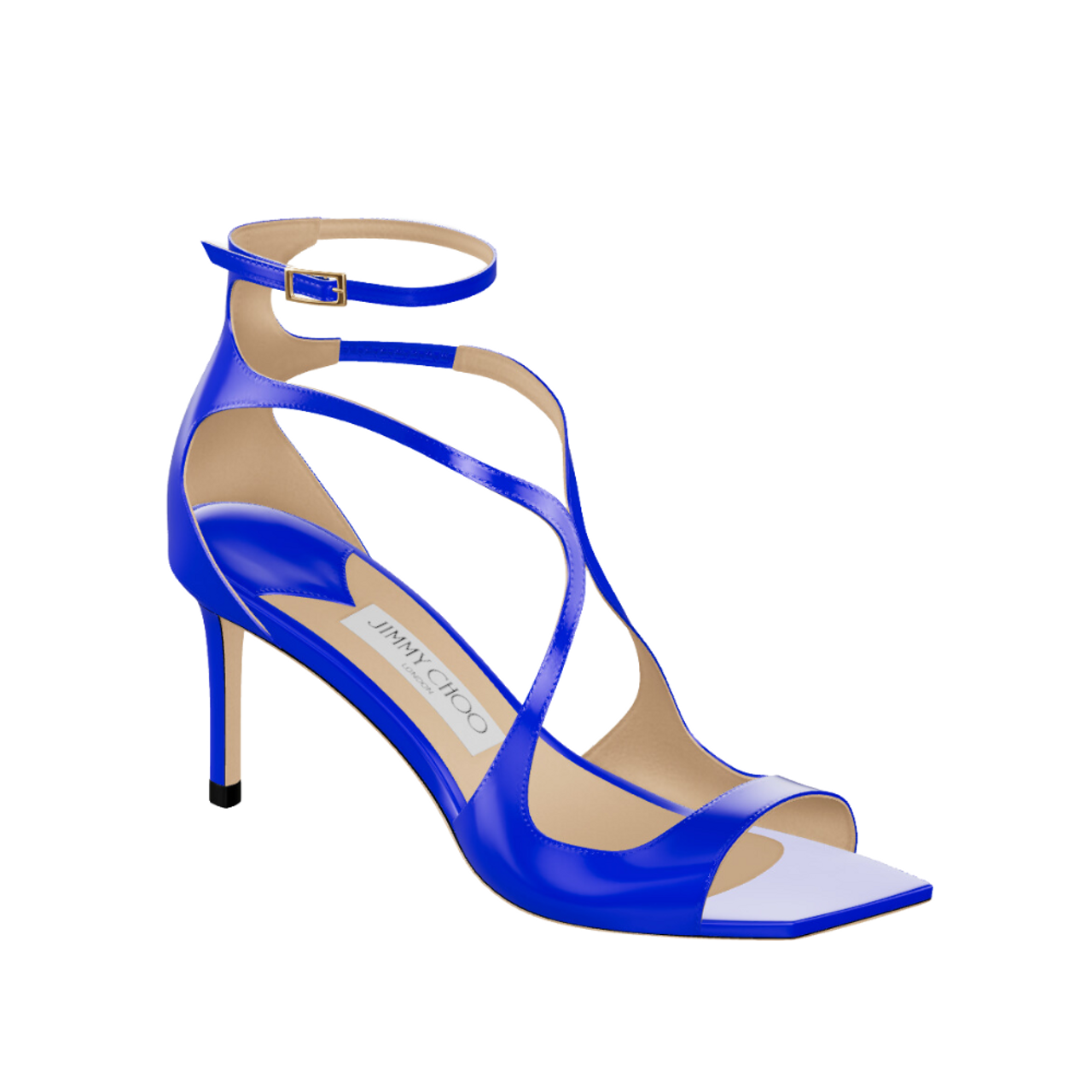 【関税込み】jimmy choo AZIA' SANDALS Jimmy Choo Azia Patent Leather Sandals