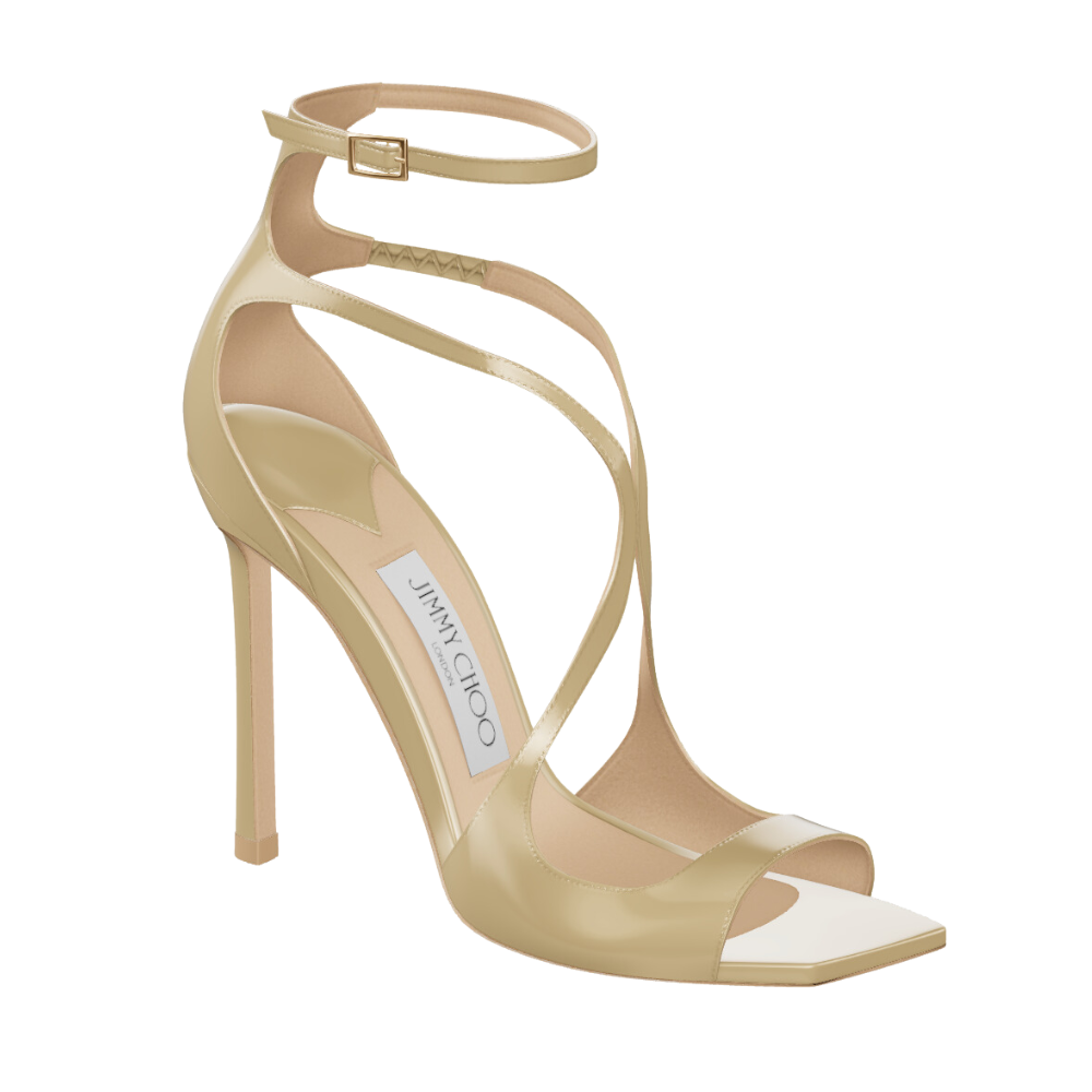 Jimmy Choo Azia Patent Leather Sandals