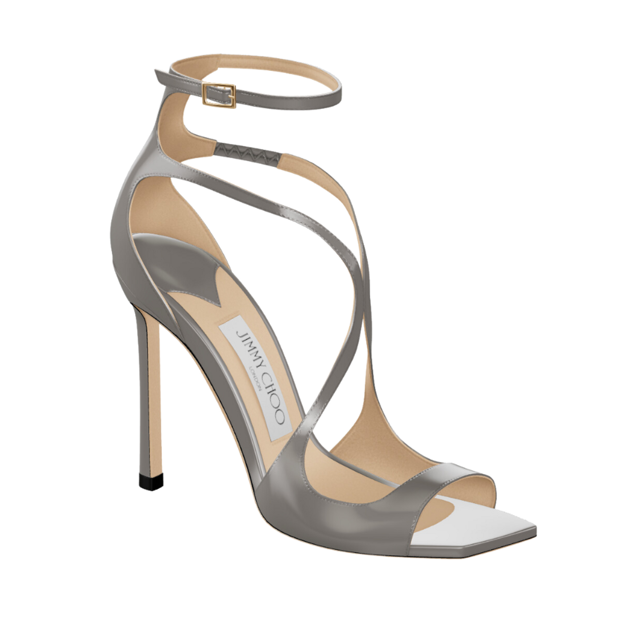 【関税込み】jimmy choo AZIA' SANDALS Jimmy Choo Azia Patent Leather Sandals