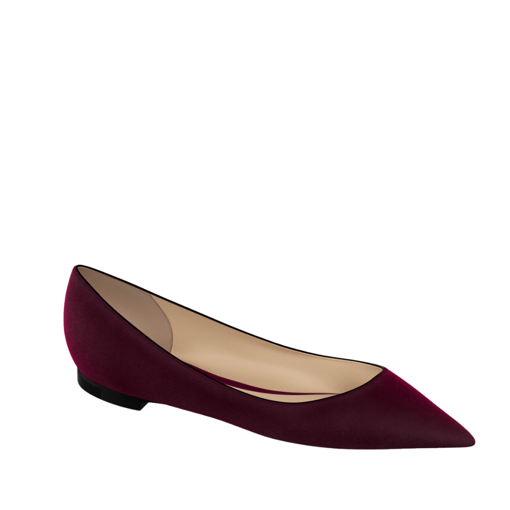 Jimmy Choo Romy Velvet Flats