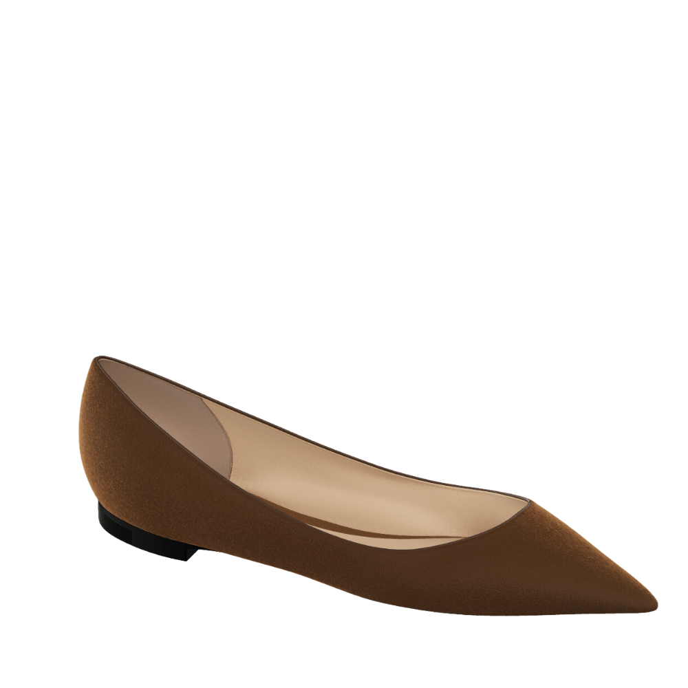 Jimmy Choo Romy Velvet Flats