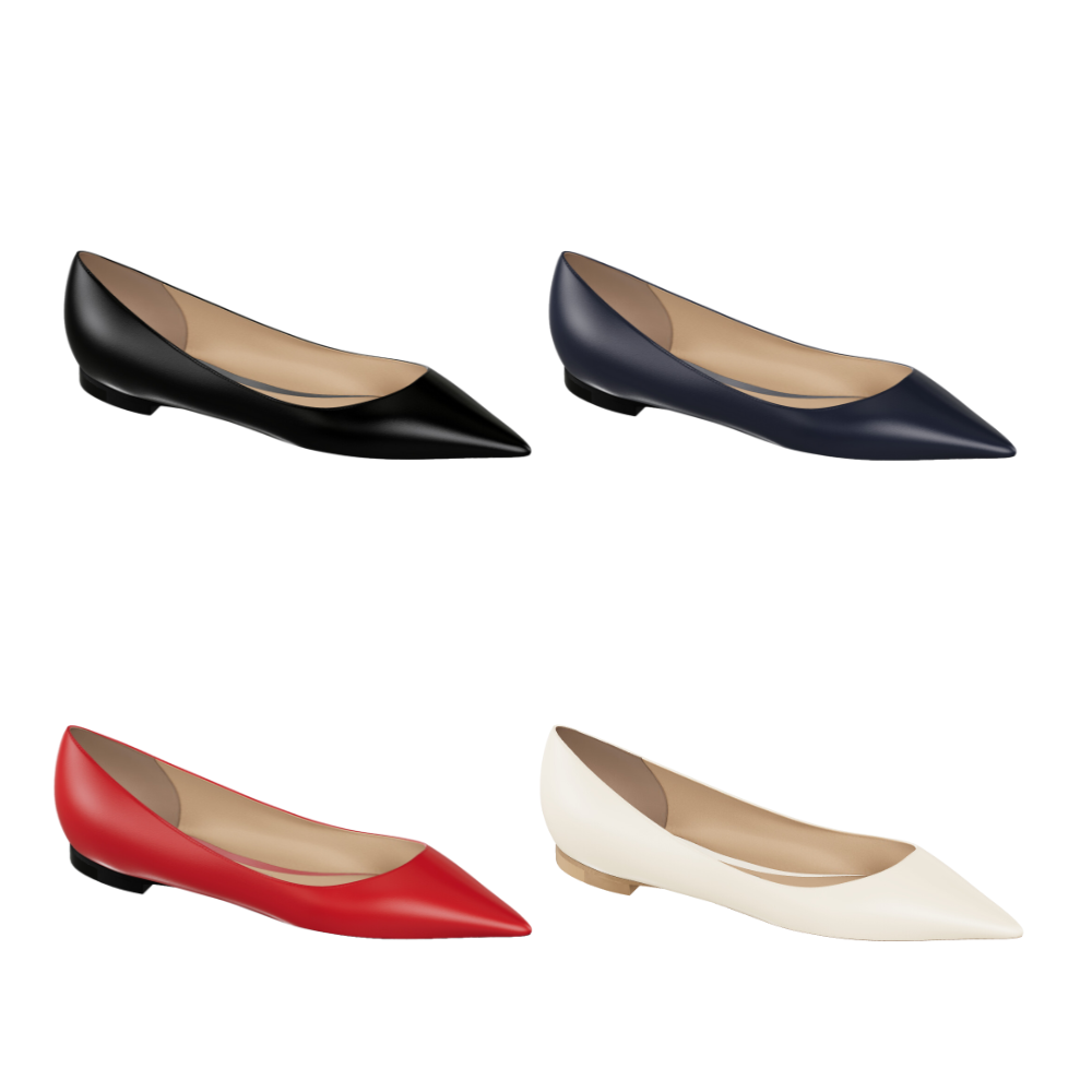 Jimmy Choo Romy Kid Leather Flats